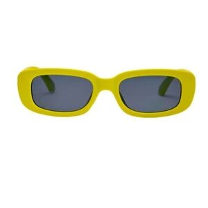 Unisex Vintage retro 90's Style Square Frame Trending Colorful Sporty Sunglasses